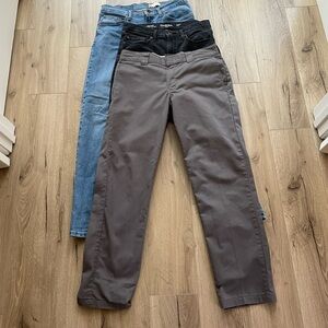 Bundle lot three straight slim straight slim tapered dickies wrangler goodfellow